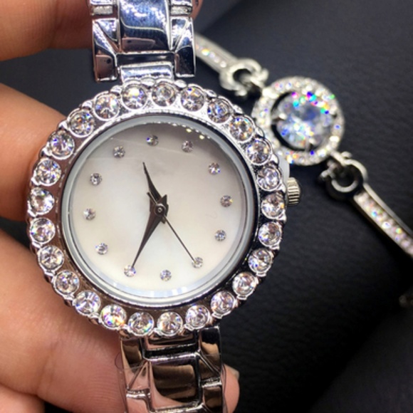 Accessories - **SOLD**2 Piece Quartz Watch & Bling Set New